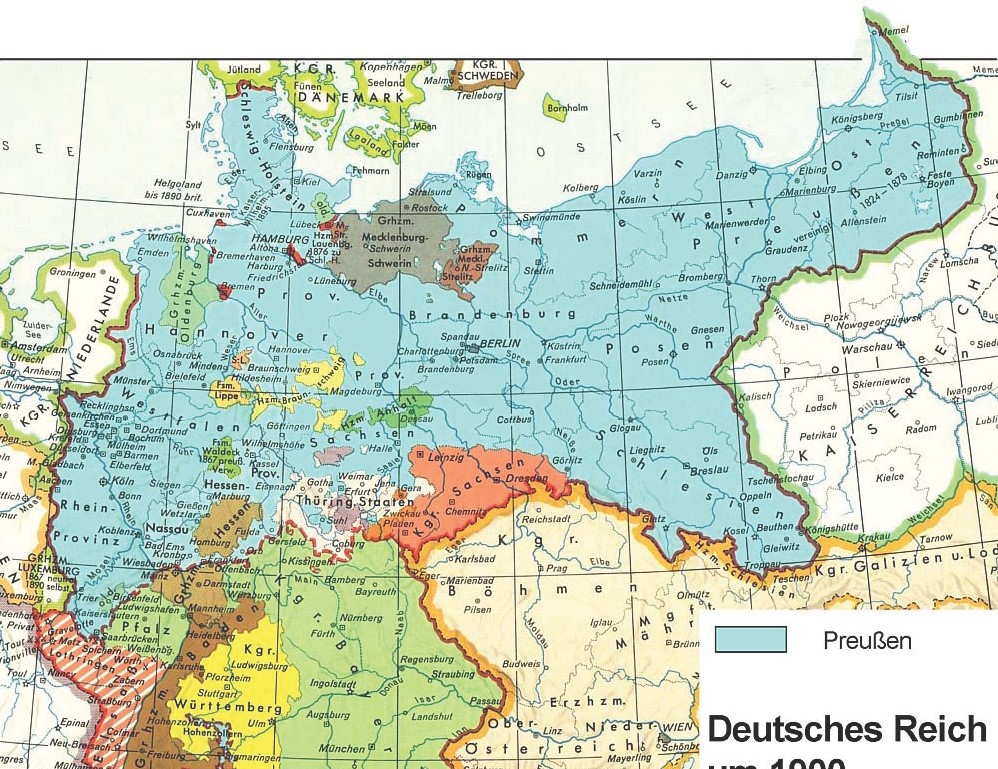 Deutsches Reich um 1900