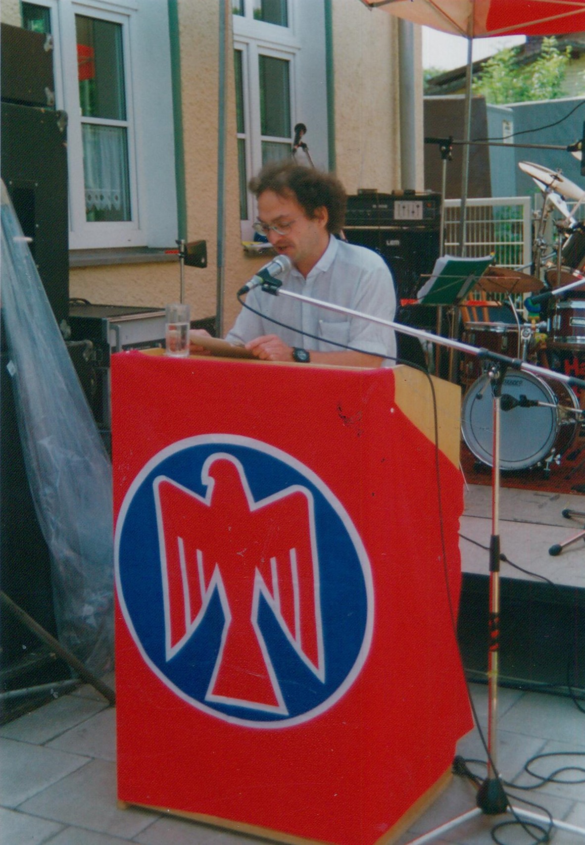 Roland Gröschel bei seinen Festvortrag